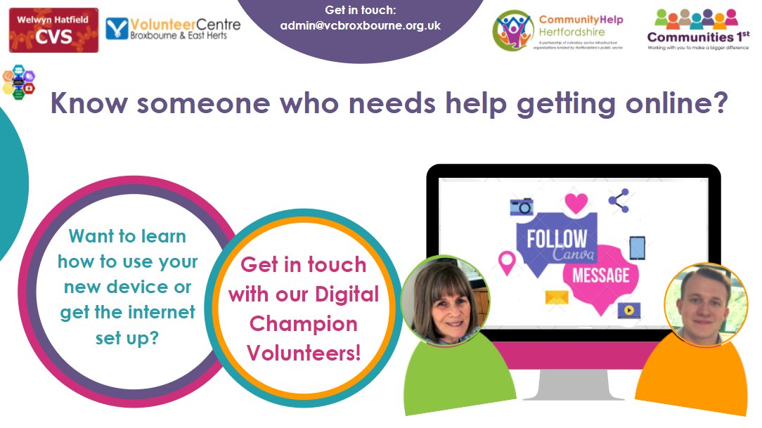 VolunteerBEH's tweet image. Know someone who needs support getting online, or interested in becoming a Digital champion. 

#helponline