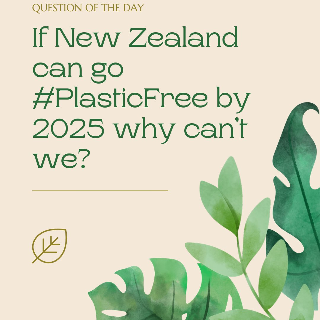 PlasticLlanelli's tweet photo. #NewZealand are banning “most” single use plastics by 2025. This is an essential move to protect from overwhelming #PlasticPollution.

Let’s call on #Wales to do the same.

#PlasticFree #PlasticFreeLiving #PlasticFreeJuly #PlasticFreeCommunities #sascampaigns #ClimateChange https://t.co/krHP0AdAqf
