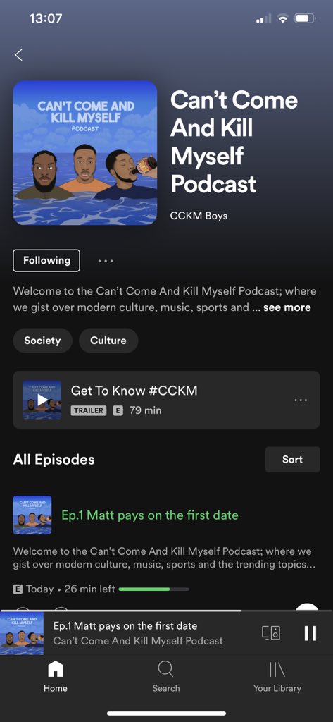 medsz_'s tweet photo. First Episode Out Now, Go Listen To That !! @cckm_pod @_Kojo__  @manlikealan_ @jayrome_ 💯 https://t.co/vGBZaPP6eG
