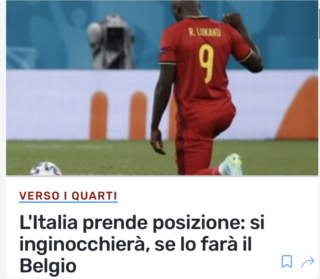 SILVIARIVELLI1's tweet photo. Ma sono seri? Che titolo è?
#Inginocchiarsi https://t.co/lKfwwBdc4U