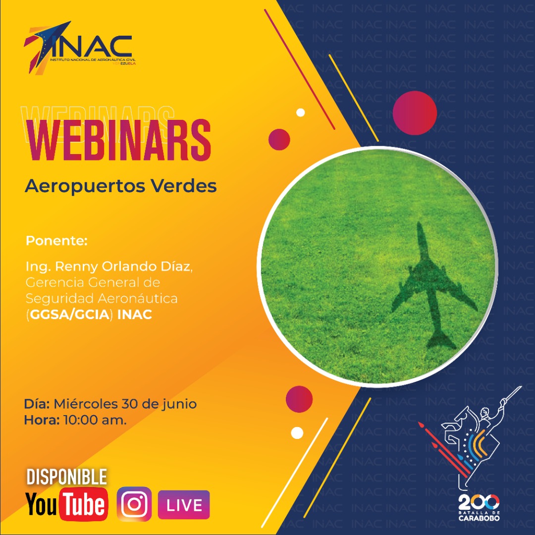 inac_ve's tweet photo. #29Jun || Regístrate en la tercera ponencia del Ciclo de Webinars que realiza el #INAC para la sensibilización a la protección del medio ambiente, en celebración al año de la Cultura AVSEC https://t.co/Owj0wm0ScY https://t.co/43xBTW7Hz9