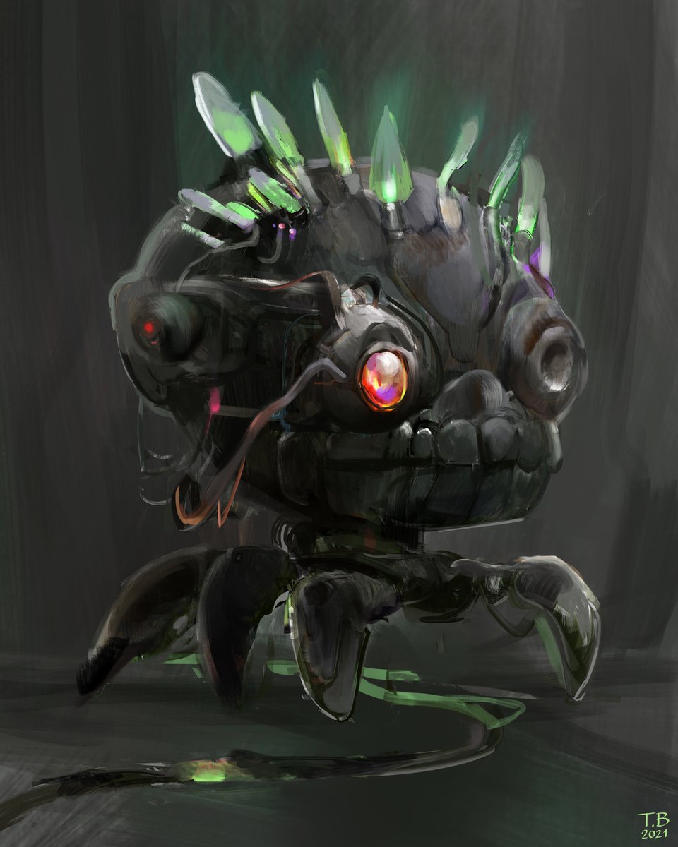 ThomasBrissot's tweet photo. // Monsterbots //

They are all very personal and I would like to make a book with maybe 50 to a 100 of them, I am also working on environments that they could evolve in. 

#Monsterbots #artistsontwitter #DigitalArtist #digitalart #digitalartwork #illustrationart #darkart https://t.co/EWBH1ErlCf