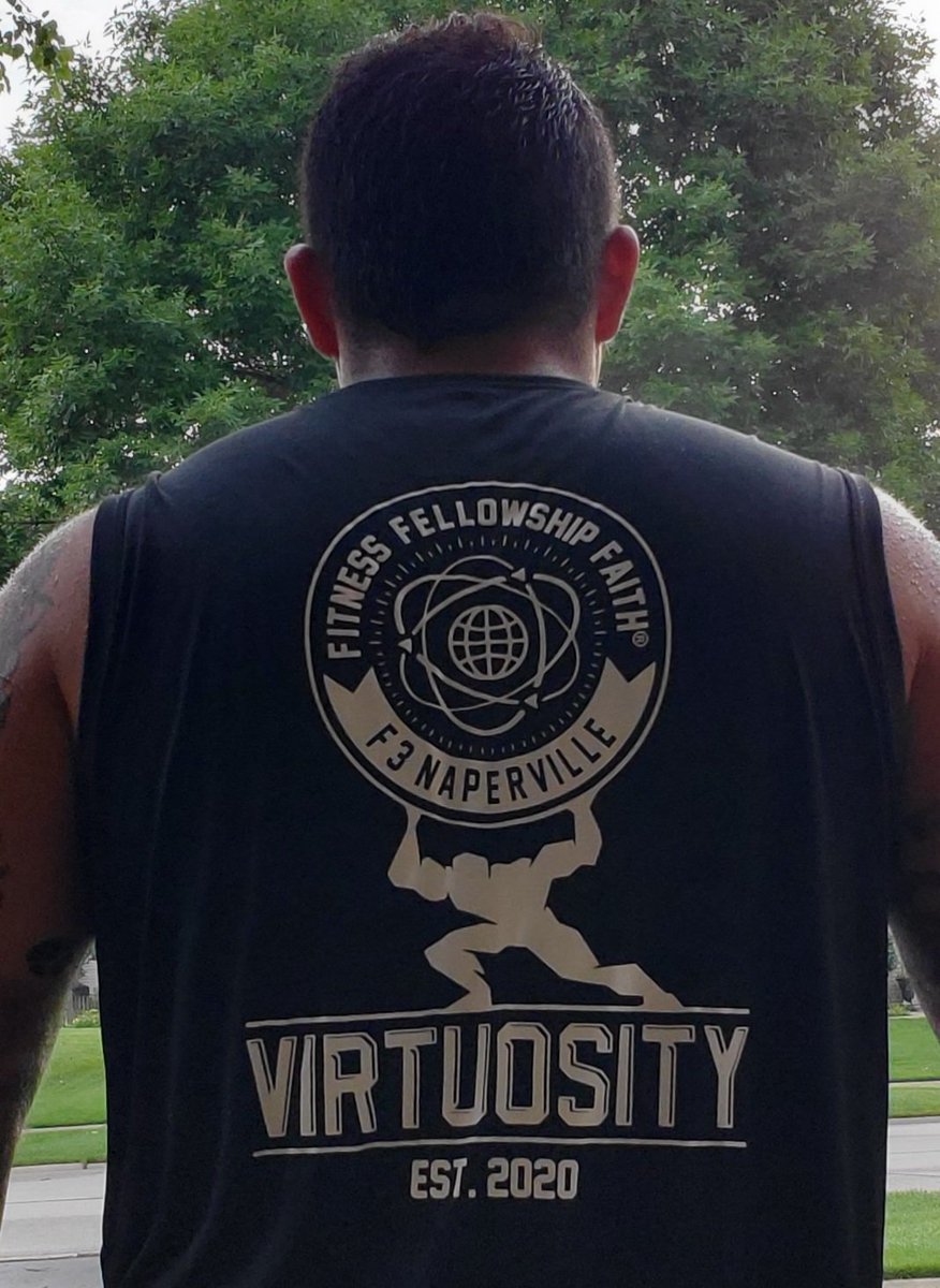Columbus led 7 other PAX this morning through the Wheel of PAIN! The wheel had no mercy and neither did Columbus as he pushed us nonstop and said "forget about Mary"! Burpees, Merkins, Overhead Press with plenty of running sprinkled in-between. #StrongerTogether <a href="/F3Naperville/">F3 Naperville</a>