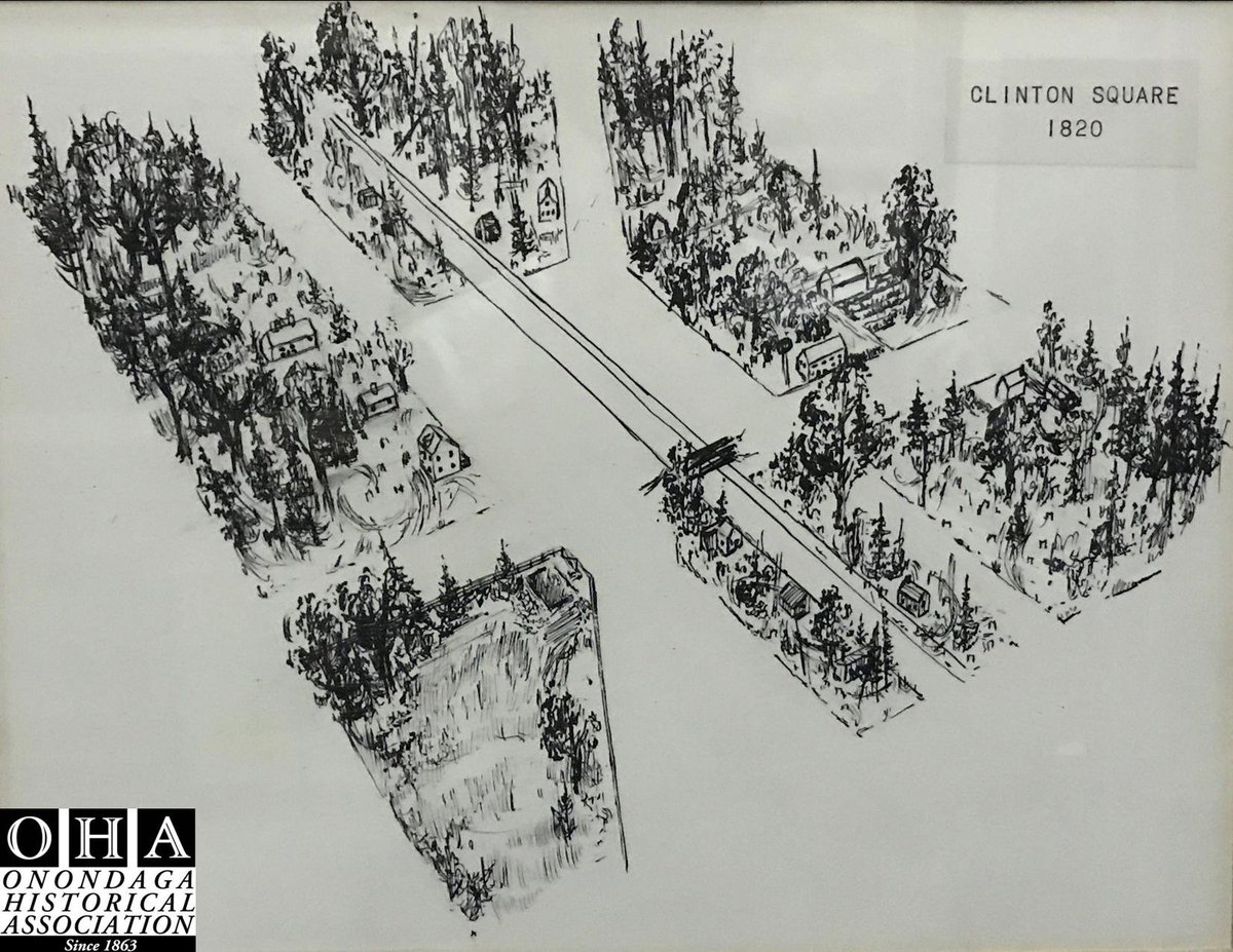 inthesaltcity's tweet image. it&apos;s Clinton Square appreciation week here at inthesaltcity

here are views of Syracuse&apos;s premier civic space through the last 200 years
1820, 1830, 1854, 1870