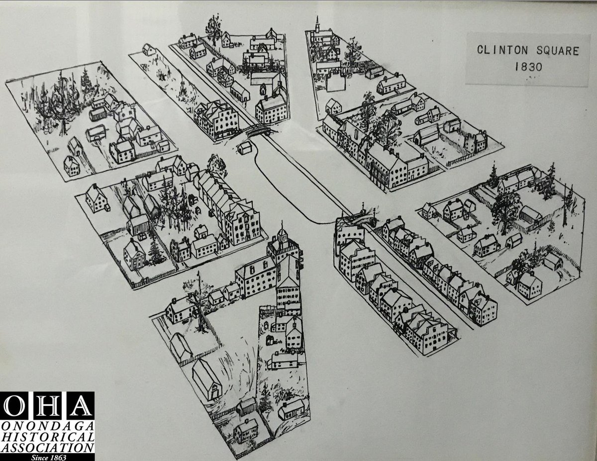 inthesaltcity's tweet image. it&apos;s Clinton Square appreciation week here at inthesaltcity

here are views of Syracuse&apos;s premier civic space through the last 200 years
1820, 1830, 1854, 1870