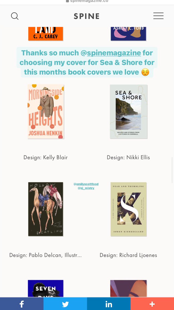 Thanks <a href="/Spine_Magazine/">SPINE</a> 💙