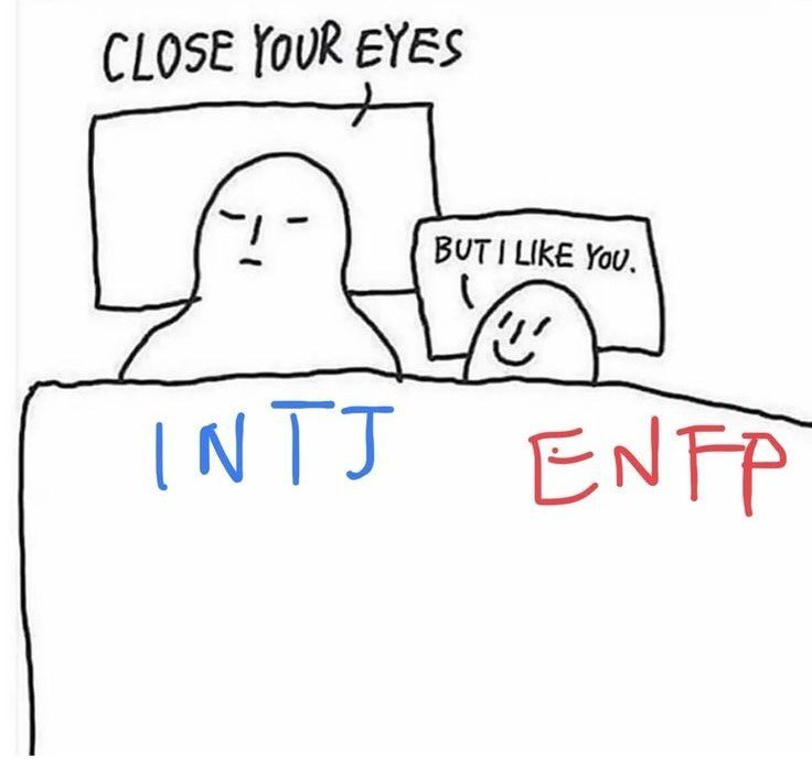 예� | 수� no Twitter: "Some ENFP-INTJ memes I've found here � Now some  things make more sense � *(credit to owners) https://t.co/NhGZp7mJ7p" /  Twitter
