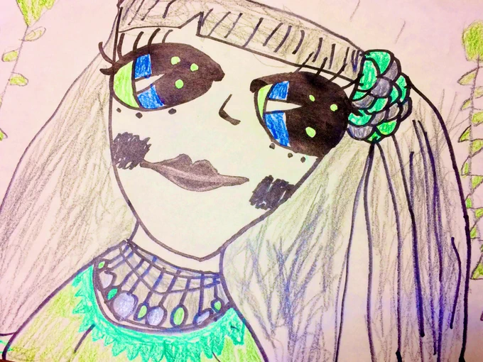 長女の作品たちです(描いた歳は順不同) 