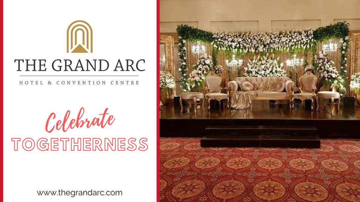 Host the #wedding of your dreams with attention given to the utmost details amidst magnificent setups and #beautifuldécor.
.
Book Now: +91-7905871998/9953437237
.
#TheGrandArc #shahjahanpur #WinterSeason #winterwedding #BanquetHall #weddingvenue  #Banquets #Weddings #Venue