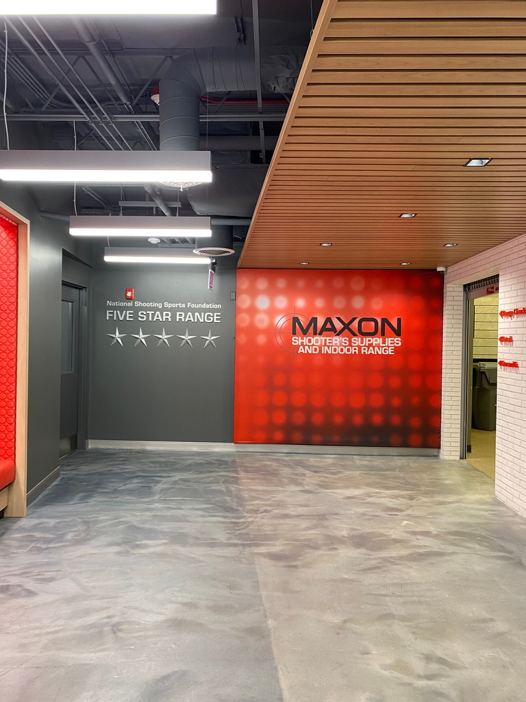 The signage install is complete at #Maxon shooters and we couldn't be happier with how it all turned out.

#design #interiordesign #architecture #branding #graphicdesign #designinspiration #graphicdesigner #brandidentity #maxonshooters #firearmeducation #responsiblegunownership