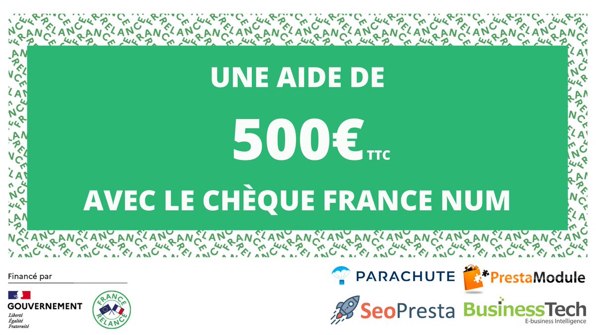 _businesstech_'s tweet photo. 📢Valable jusqu’à demain soir minuit. Faites vous rembourser jusqu’à 500€TTC sur vos achats effectués sur nos sites https://t.co/LJA8oDINoY, https://t.co/ABKT59xj1Q, https://t.co/D98geCvBfV, https://t.co/DpCkhAA96g. Nos produits et services sont éligibles au Chèque France Num ! https://t.co/UF4f3aswLn