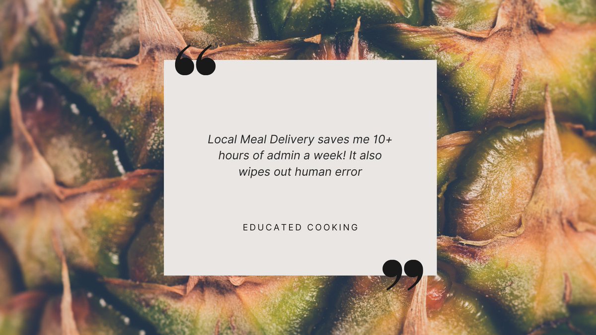 BuyLocalMeals's tweet image. All our systems are designed to cut down the admin time of running your own business. 
Unlike most business solutions you don't have to pay a signup fee and retainer. We just take a small commission, so we make money when you do. Find out how to register buff.ly/3pV8hqA