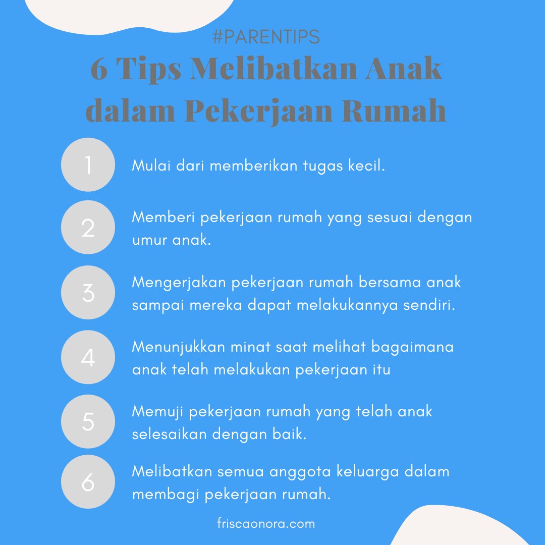 friscaonora's tweet photo. #DearParents,
Sedikit waktu yang kita berikan untuk mengajarkan anak melakukan pekerjaan-pekerjaan kecil di rumah akan membentuk anak menjadi orang yang lebih bertanggung jawab di masa depannya. #parenting #parents #Parenthood #parentips #parents_are_blessing https://t.co/6G8UsNR7LN