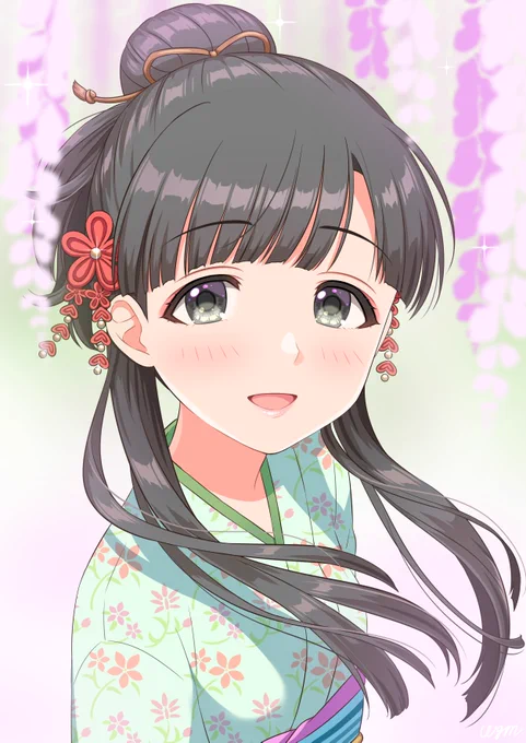 064 小早川紗枝
#wgmのシンデレラガールズ全員描くチャレンジ 