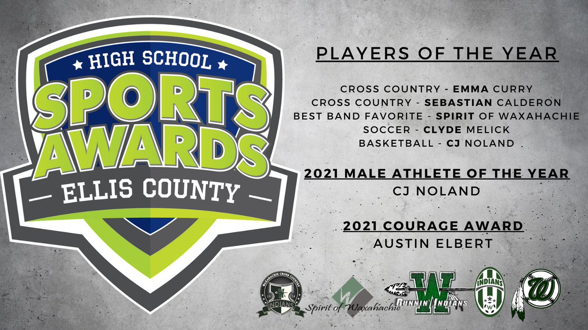 Congrats to our Ellis County Award Winners! #hachieheart <a href="/WaxahachieXC/">WHS Cross Country/Distance</a> <a href="/whsindianband/">Hachie Band</a> @FastBreakClub1 <a href="/WHSMenSoccer/">WHS Men's Soccer</a> <a href="/RBI_Club/">Waxahachie Baseball</a> <a href="/WaxahachieISD/">Waxahachie ISD</a> <a href="/WaxahachieHS/">Waxahachie HS</a>