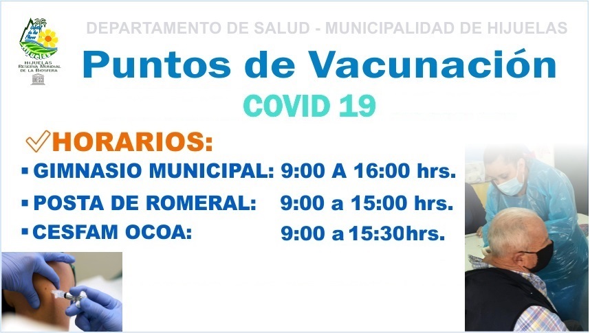 HijuelasM's tweet photo. PUNTOS DE VACUNACIÓN PRESENTE SEMANA
Les recordamos lugares de vacunación y horarios durante la presente semana en nuestra comuna ⬇️⬇️⬇️ https://t.co/W5Xquxk9Gx