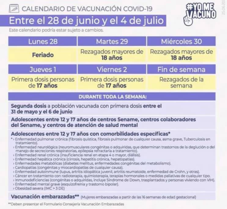 HijuelasM's tweet photo. PUNTOS DE VACUNACIÓN PRESENTE SEMANA
Les recordamos lugares de vacunación y horarios durante la presente semana en nuestra comuna ⬇️⬇️⬇️ https://t.co/W5Xquxk9Gx