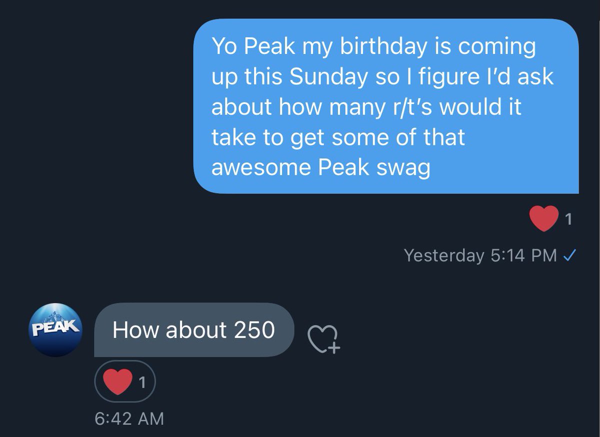 Dustola_1985's tweet image. Trying to win some @peakauto swag for my birthday the goal is 250 R/T’s so #PEAKSquad you know what to do let’s get it 👊🏻
