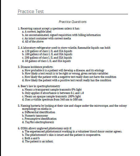 knows_med's tweet image. ⭐ Medical Technologist Exam Study Guide PDF.