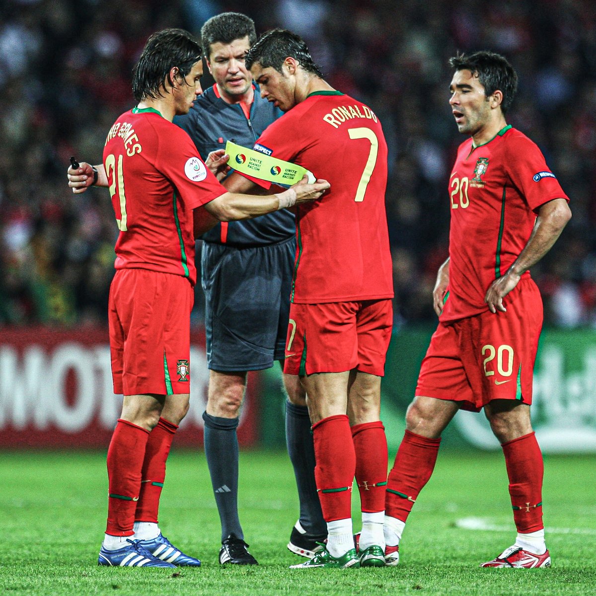 ESPNFC's tweet photo. If this was the last Euros to feature Cristiano Ronaldo.

He gave us some great memories 🤝 https://t.co/Dlt5pGxEpq