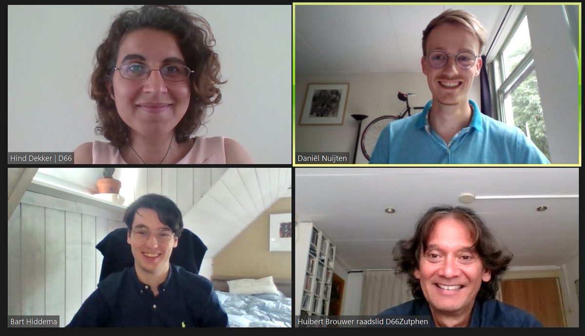 Vandaag kwam <a href="/D66Zutphen/">D66 Zutphen</a> langs om te praten over fietsen! 🚲 We spraken onder andere over het succes van de Schoolstraat, hoe om te gaan met een historisch centrum en hoe kleine ingrepen al impact kunnen maken voor het stimuleren en veiliger maken van fietsen 🚲 #raad030