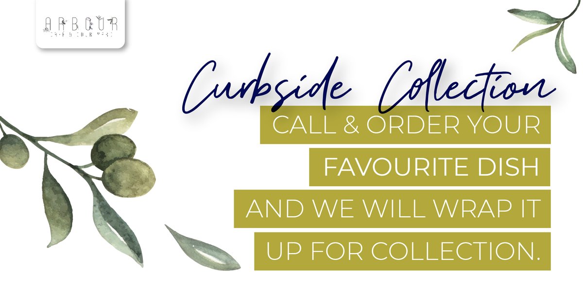 You can still order your favorite dishes. Call to place your order on 010 753 2007 and we will wrap it up for you for curbside collection. 

#ArbourCafe #Lockdown #CurbsideCollection #OrderAndCollect