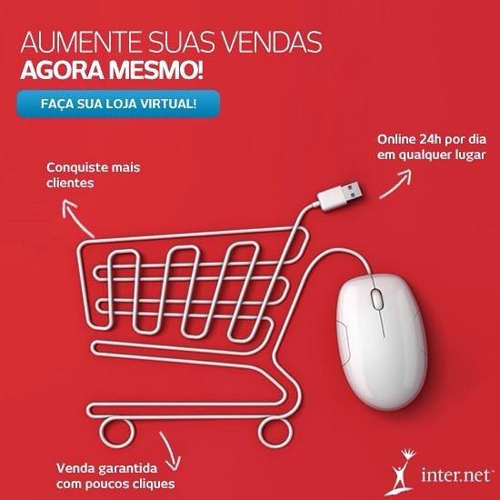 Inter_Digital's tweet image. Está precisando aumentar suas vendas, mas não sabe por onde começar? Crie agora mesmo sua loja virtual e comece a vender pela inter.net.
Venha para a Inter.net! Fale com a nossa equipe através dos telefones ( 11 ) 4324-8184 / (11) 4324-8188.