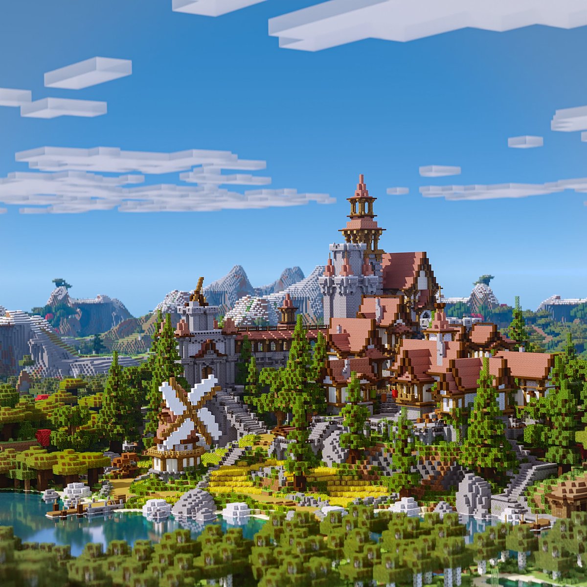 RevenJoakim (@revenjoakim) on Twitter photo Survival spawn i built for Bondelivet.no a while ago. 
📸Render by : <a href="/JossieboyMC/">Jossie</a> 
#Minecraft #Minecraftbuilds #architecture Survival spawn i built for Bondelivet.no a while ago. 
📸Render by : <a href="/JossieboyMC/">Jossie</a> 
#Minecraft #Minecraftbuilds #architecture