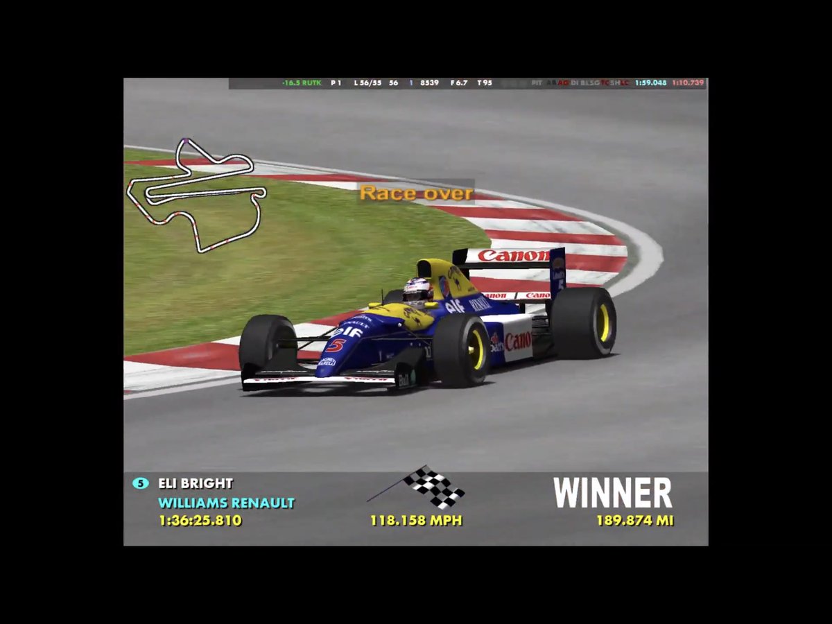BIRLFormulaOne's tweet photo. Eli Bright claims his first career victory in Malaysia after a hard fought race with teammate Joe Rutkowski. The top 5 is as followed

1. BRI
2. RUT
3. MOR
4. FLE
5. EHU

#BIRL
#GP4
#F1 https://t.co/ssVpb8jzv5