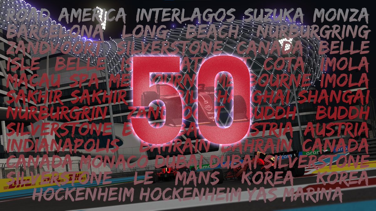 Yesterday was a special day in many ways👇

➡️Yesterdays Race 1 in which we secured the title was teams 50th in all leagues combined.

➡️It all happended exactly 6 months after our debut on <a href="/rFactor2/">rFactor 2</a>, where we debuted on 28th of December last year at Macau in <a href="/GPURacingLeague/">Grand Prix United</a>