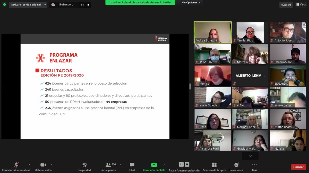 Ayer realizamos el lanzamiento del #programaenlazar con equipos directivos. Queremos que 1250 jóvenes accedan a esta oportunidad de fortalecer sus competencias socioemocionales y sociolaborales.

#FCM #fundacion #educacion #ongeducacion