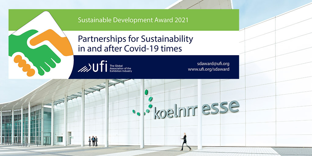 Koelnmesse's tweet image. Die Koelnmesse holt sich die Silbermedaille! 🥈 Für die Maßnahmen zur Digitalisierung unseres Verkehrsmanagements wurden wir beim @UFILive  Sustainable Development Award ausgezeichnet. Mehr zum Award ufi.org/sdaward und zu eSlot bit.ly/2T9PPyH.