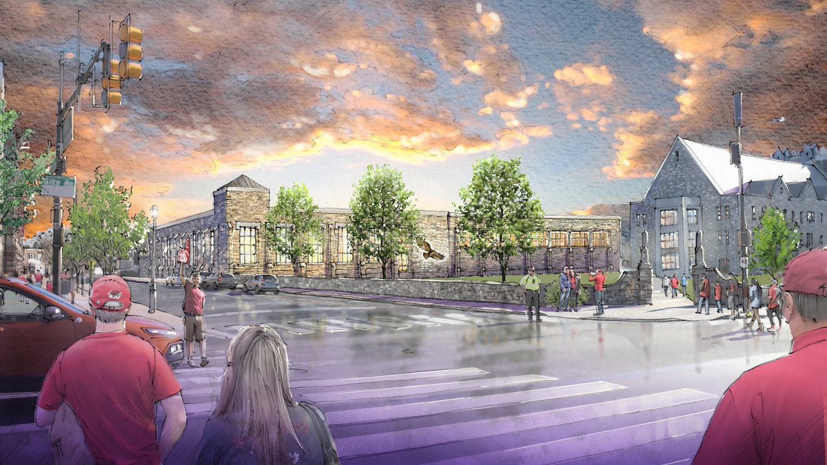 SJUHawks's tweet photo. Saint Joseph's Athletics has announced the reimagining of its current athletics center &amp; will transform the existing space into a state-of-the-art Athletics Complex.

The $55M fundraising campaign was launched with a $20M leadership gift from alumnus, James J. Maguire ’58. #THWND https://t.co/X8UaIwj4K5
