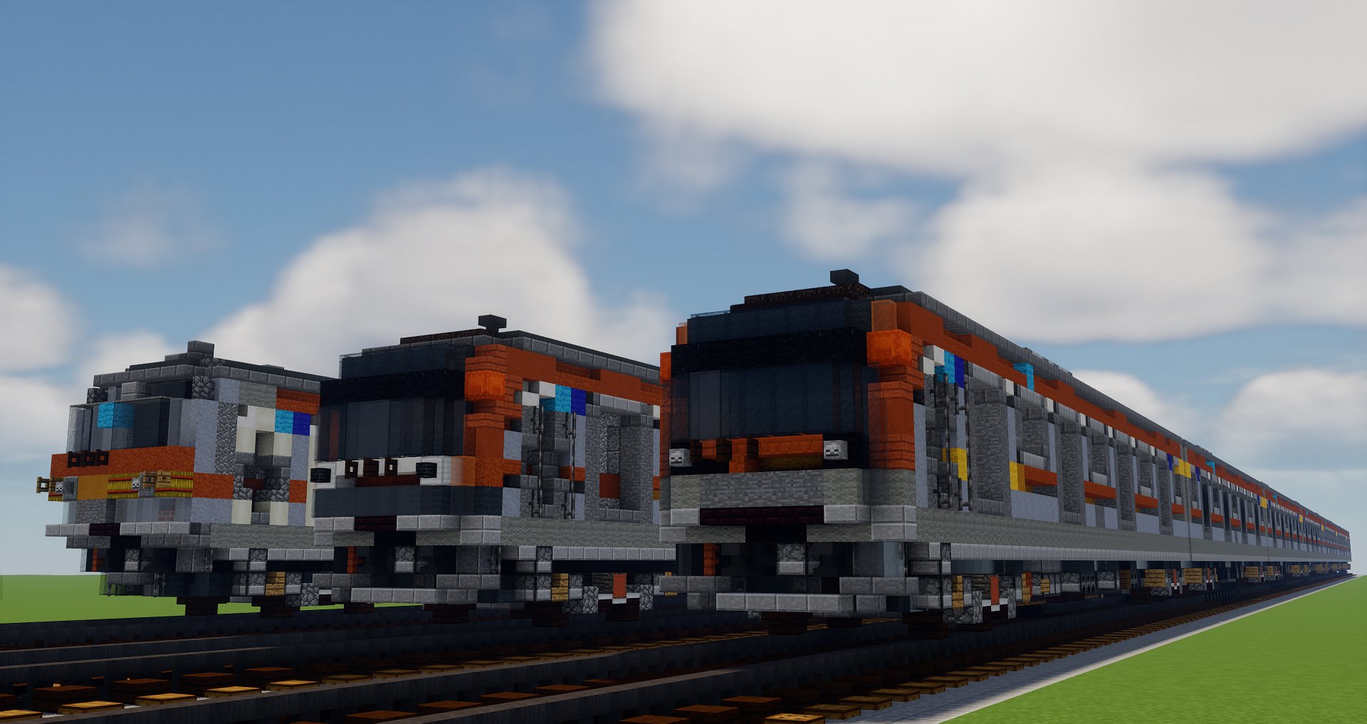Twitter 上的 Ryuto Minecraft Minecraft建築コミュ Minecraft鉄道部 新しく車両を製作するなど T Co Fqriqnwqjj Twitter