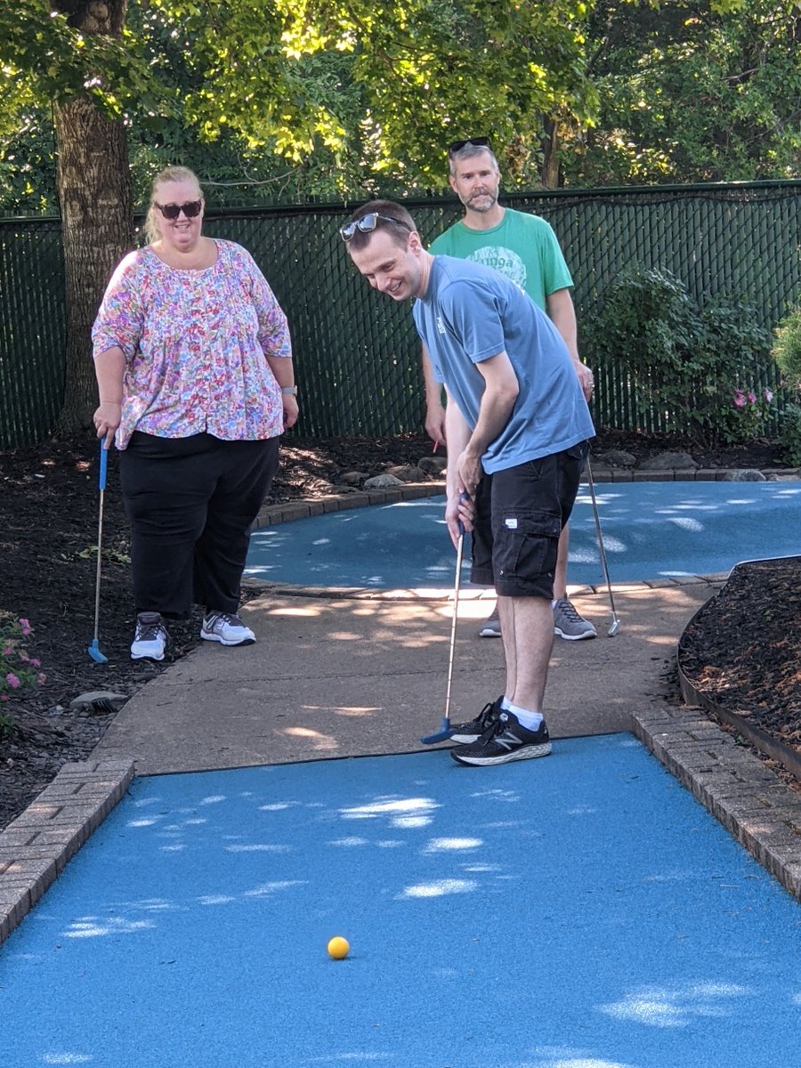 astiusa's tweet photo. ASTi's 2021 Summer Putt-Putt Golf Day was an Ace⛳️
#30yearsofASTiAdventures #ASTiAdventures #puttputt https://t.co/nUFFGjn4D2