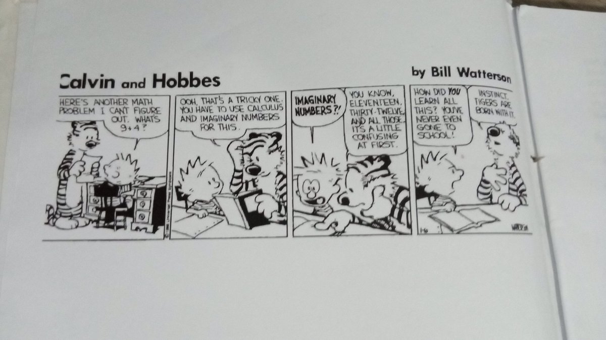 TanvirKhan001's tweet image. 😆😆😆
Eleventeen is associated with complex number and calculus 😅
#Math #Joke #ComplexNumber 
#CalvinandHobbes