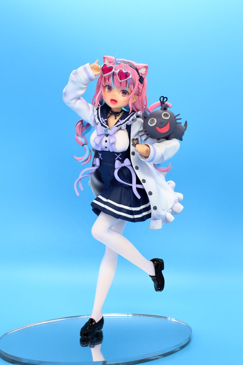 リボンを付けた女の子の胸像 ガレージキット？