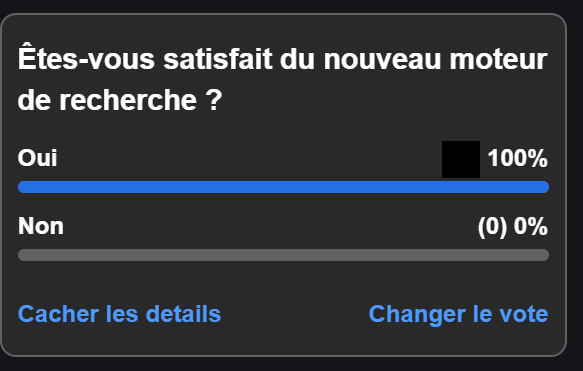 ReseauFUN's tweet photo. [#SFUN21] [#Atelier3]
#Sondage : Vous semblez satisfait du nouveau #MoteurDeRecherche 😍
cc @open_fun @FunMooc https://t.co/xMDIz0zaHe