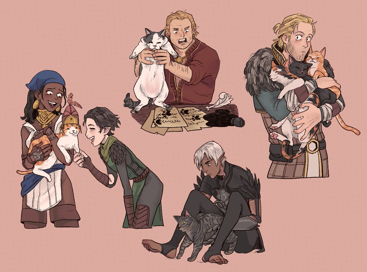 iohym's tweet image. Cats of Kirkwall 🐱