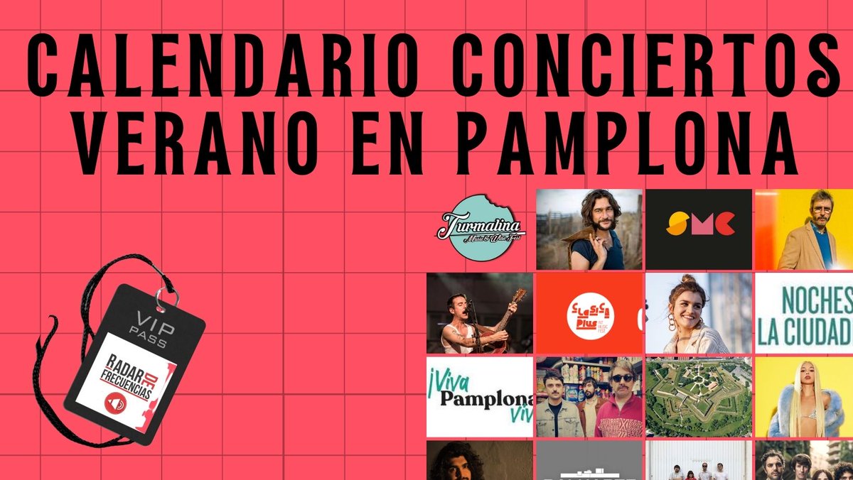 En este enlace tienes el calendario más completo para no perderse ni una actuación este verano en Pamplona .Se va actualizando.  ⭐A favoritos!
👇👇👇👇👇
bit.ly/3qyIRzi