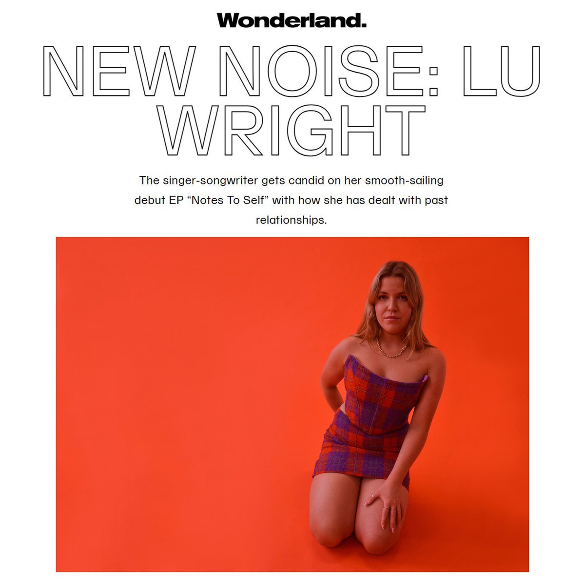 I did an interview with Wonderland Magazine didn’t iiii
Really enjoyed answering these Q’s and if you guys want some insight to my new EP click on the link below to read below 
I hope you are enjoying Notes To Self 😉 
#music #NewMusic #interview 
wonderlandmagazine.com/2021/06/28/new…