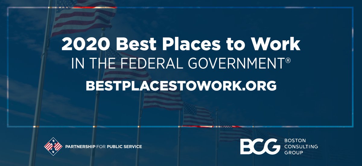 I could keep going. There is so much great data in the 2020 #FedBPTW rankings to unpack. Take a look for yourself: bestplacestowork.org