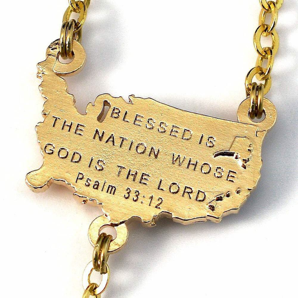 catholicsupply's tweet photo. USA Gold Rosary
Gold finish with red and blue enamel on the front of the Crucifix, with a portion of the Pledge Of Allegiance, One Nation Under God, inscribed on the reverse side.
Item #107917
$48.95

Shop now: https://t.co/ttX4lNa0OB https://t.co/ZaktciOJas
