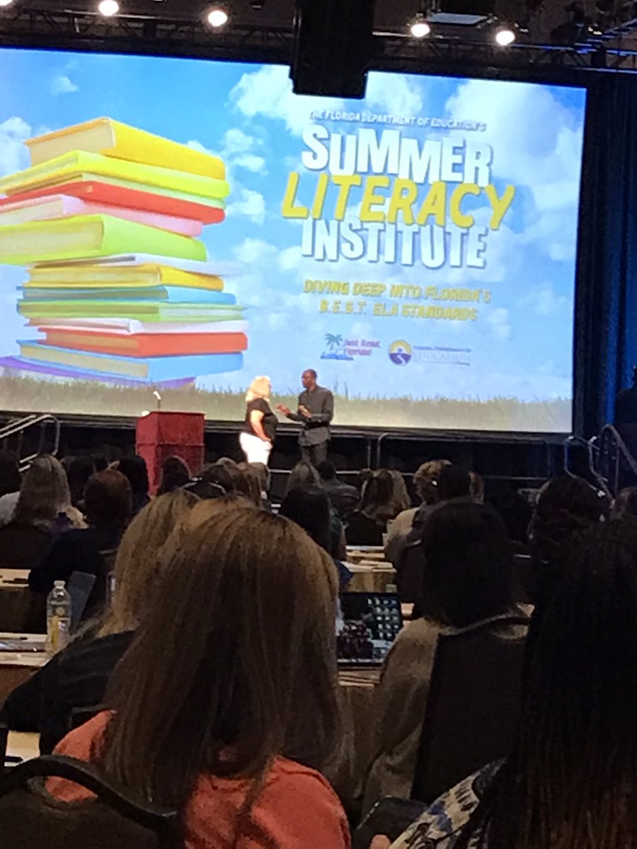 #summerliteracyinstitute Keynote speaker…..Malcolm Mitchell. @friendsofmalcolm