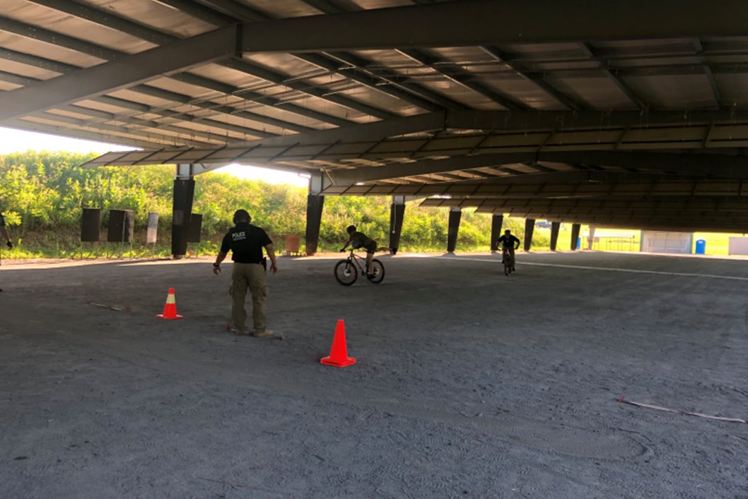 USBPChiefELC's tweet photo. Earlier this month, El Centro Sector #BikePatrol Instructors provided training to the CBP Commissionerโs Protection Detail, in Washington, D.C.
This 40hr rigorous training included 100+ miles of urban riding, tactical maneuvers, bike maintenance, firearm quals, & more!
#BikeCop https://t.co/IKgYMkGBKk