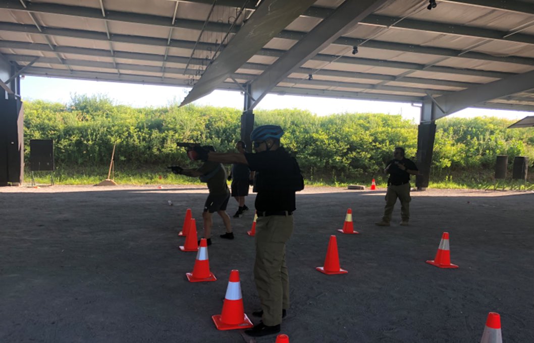 USBPChiefELC's tweet photo. Earlier this month, El Centro Sector #BikePatrol Instructors provided training to the CBP Commissionerโs Protection Detail, in Washington, D.C.
This 40hr rigorous training included 100+ miles of urban riding, tactical maneuvers, bike maintenance, firearm quals, & more!
#BikeCop https://t.co/IKgYMkGBKk