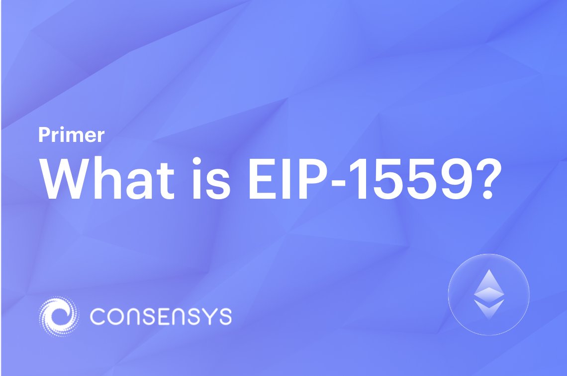 Consensys's tweet photo. ICYMI!
🤔What is EIP-1559?
🤔Will it make gas cheaper?
🤔How will it affect dapps on Ethereum?
Learn how EIP-1559 will impact users, #dapp devs, and #ETH holders 👇
https://t.co/M2vUAQJW78 https://t.co/ziwlp6JxXR