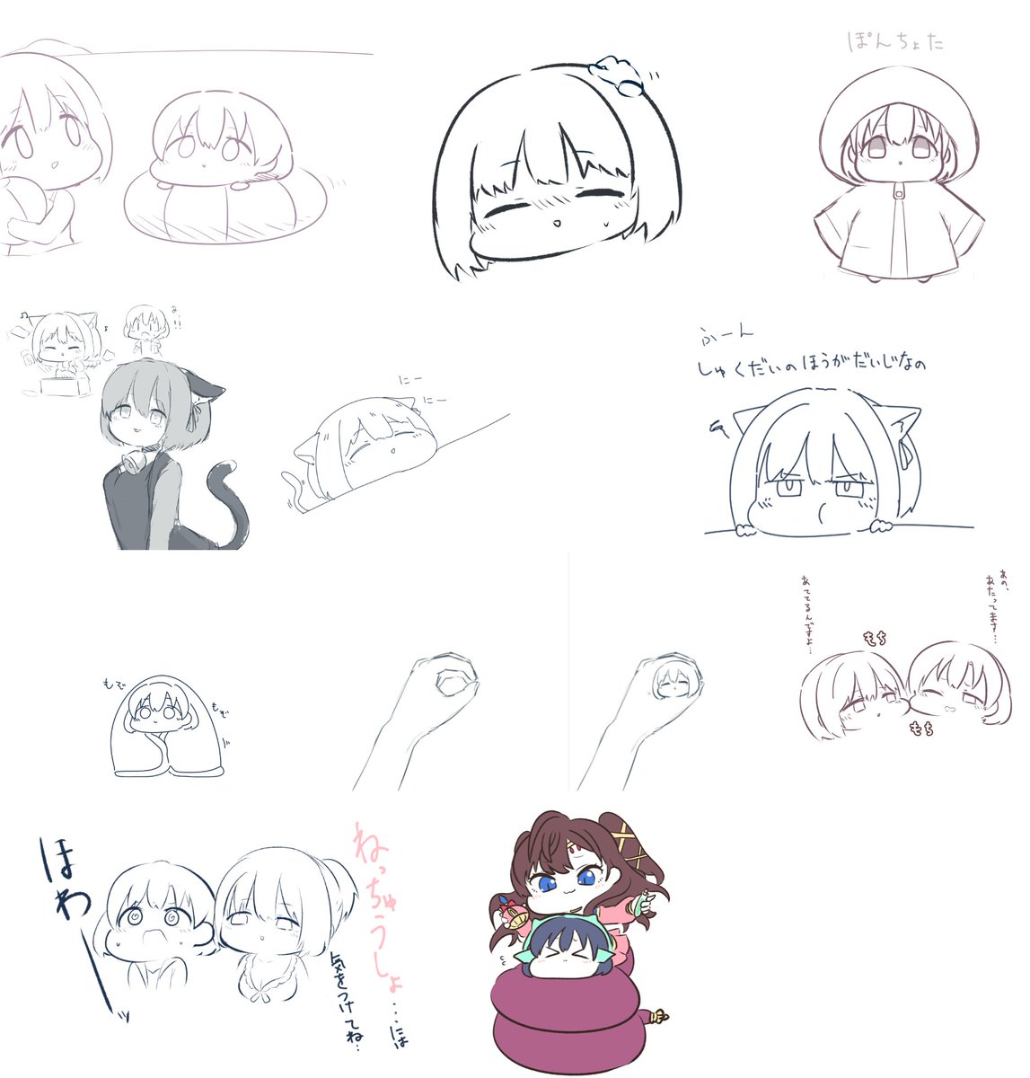 今月描いたやつ 