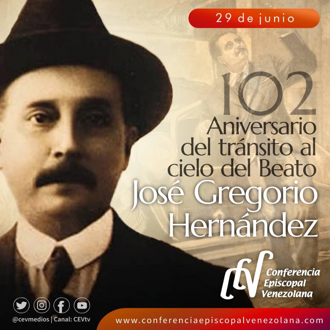 #CEVNoticias Iglesia en Venezuela conmemora 102 años del tránsito al cielo del Beato José Gregorio Hernández conferenciaepiscopalvenezolana.com/iglesia-en-ven…