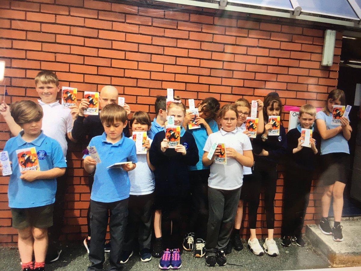 Mrs_Jackson123's tweet photo. Thanks for our books and accompanying bookmarks ⁦⁦@NickyNackyNoooo⁩.      ⁦@wild_bank⁩ ⁦@TrustVictorious⁩ https://t.co/PMhUHuM1ZH